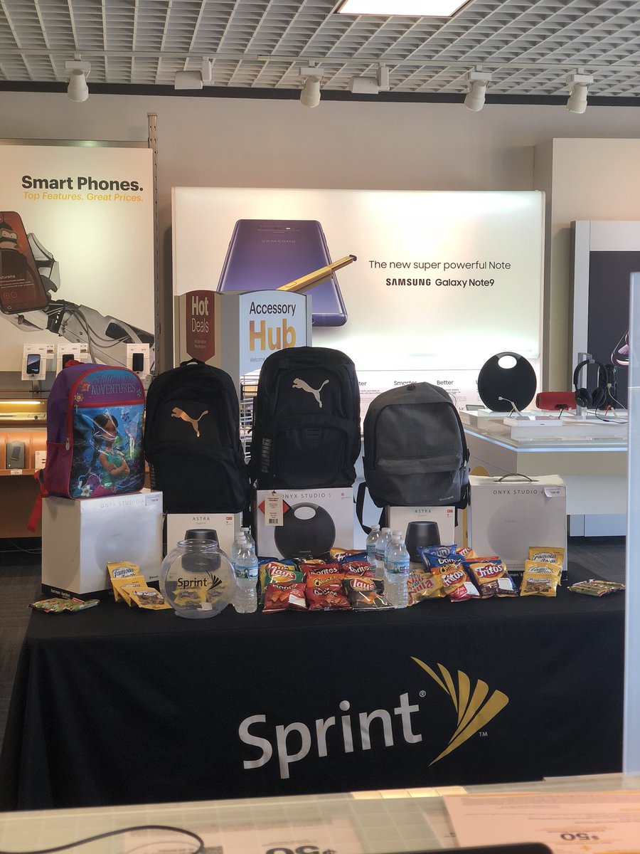 SprintLombard's tweet photo. We have great giveaways for Sprint Sizzling Saturday at @SprintLombard  stop in today!!! @MichelCombes https://t.co/2ktkGIgoem