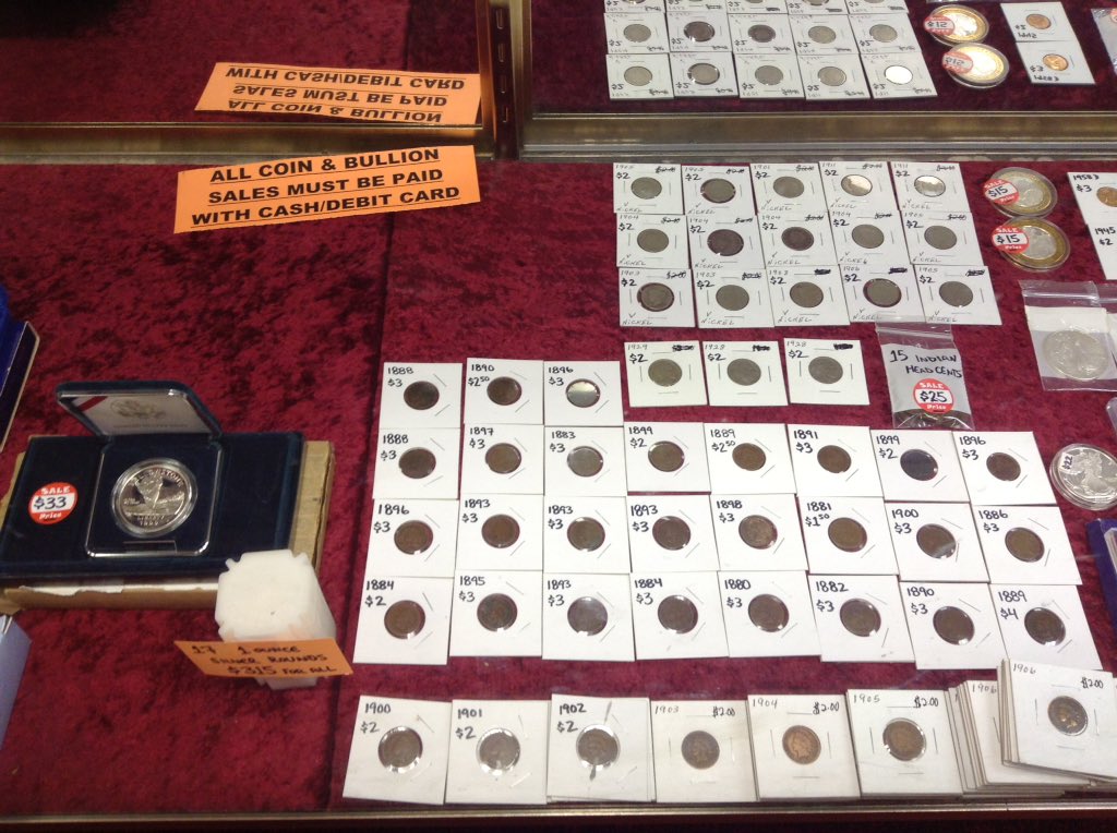 PawnUsaCBR's tweet image. Just put out a few more coins - will add a few more soon. Proof sets, 1972-1997 (not all years, but most) $9 each, take all for $7.50 each. We have 49 right now. Indian Head Pennies, Liberty &amp;amp; Buffalo Nickels, Silver Rounds, and more! #CoinCollectingIsFun #ProofSets
