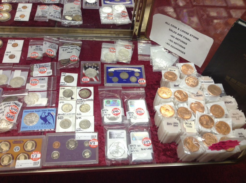 PawnUsaCBR's tweet image. Just put out a few more coins - will add a few more soon. Proof sets, 1972-1997 (not all years, but most) $9 each, take all for $7.50 each. We have 49 right now. Indian Head Pennies, Liberty &amp;amp; Buffalo Nickels, Silver Rounds, and more! #CoinCollectingIsFun #ProofSets