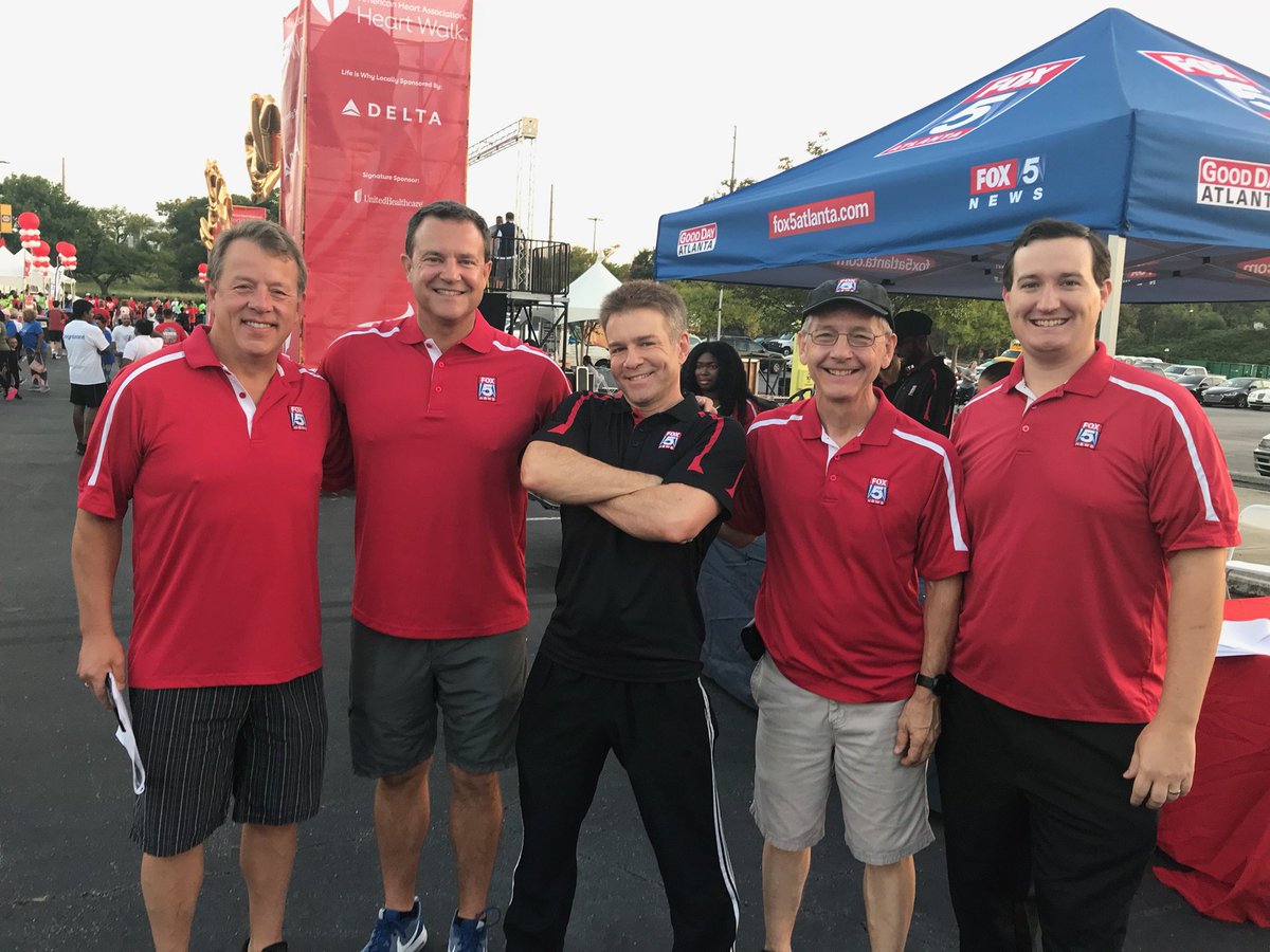 BuckFOX5's tweet photo. Good to catch up with some of the #Fox5 fellas at the @AtlantaHeart Walk.

@russfox5 @BuckFOX5 @TomHaynesFox5 @RandyTravisFox5 @Cody_Fox5 

#ATLheartwalk #DudeTime #BoysWillBeBoys  @GoodDayAtlanta https://t.co/lk2DcMz0zc