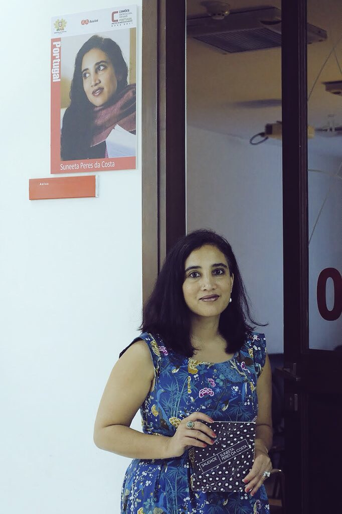 EU_in_India's tweet photo. Suneeta Peres da Costa : It is important to understand that even though there are differences, it is possible for us to come together🤝 and language🗣✍🏻 here becomes an outlet to understand the world🌍#LongNightOfLit #EYCH2018 https://t.co/dHIsMf8nuO