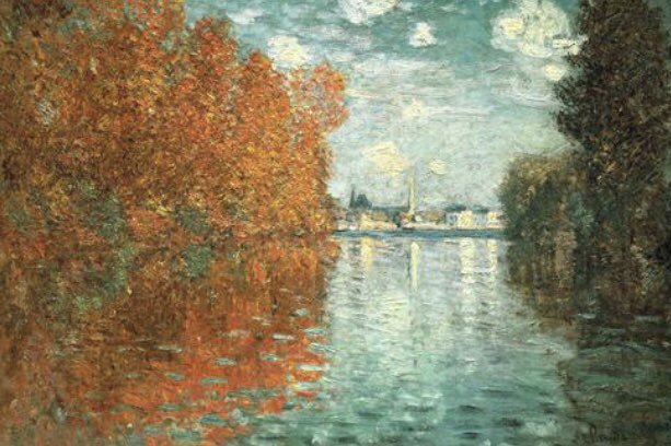Claude #Monet, 
#Autumn Effect At Argenteuil, 1873 #CourtauldGallery #London #art #Impressionism
#Artlovers #Seine