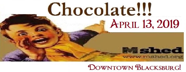 RotaryChocolate's tweet photo. We are excited to announce that we have applied for a Festival date with the Town of Blacksburg! Put April 13, 2019 on your Chocolate calendars! Let us know if you would like information about Sponsorship or being a Tasting Site!! https://t.co/If2POQeRtO