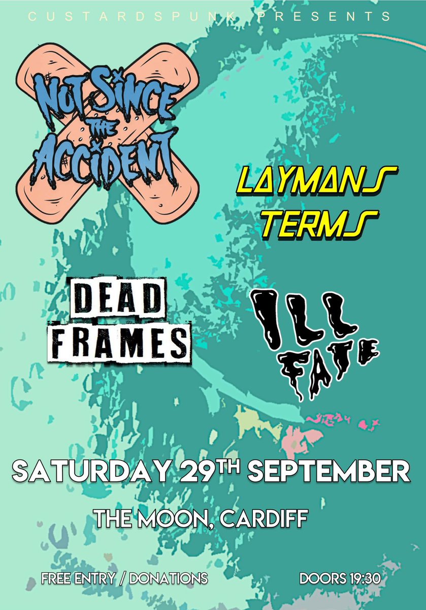 TheMoonCardiff's tweet photo. Tonight! Open from 5pm
8.15 ILL FATE 
9.00 LAYMANS TERMS
9.45 DEAD FRAMES
10.30 NOT SINCE THE ACCIDENT - 11.15
🎸
DJs playing reggae funk soul ska dub hip-hop til 4am! 
FREE ENTRY!
🎧
HAPPY HOUR(s)9-11pm
Spirit+Mixer from £2/double +£1!
+
4 Red Stripe cans £10 all night https://t.co/gSXfY1zSSo
