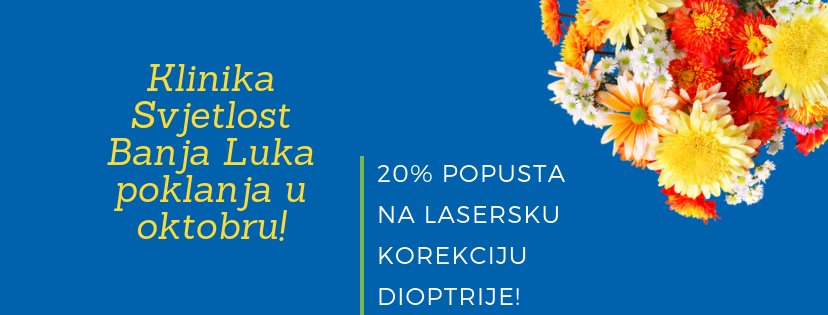 KozomaraBojan's tweet photo. U oktobru imamo popust na lasersko uklanjanje dioptrije, pa ću zamoliti lajnu za RT...
Hvala svima!!! https://t.co/MIjcy2owMf