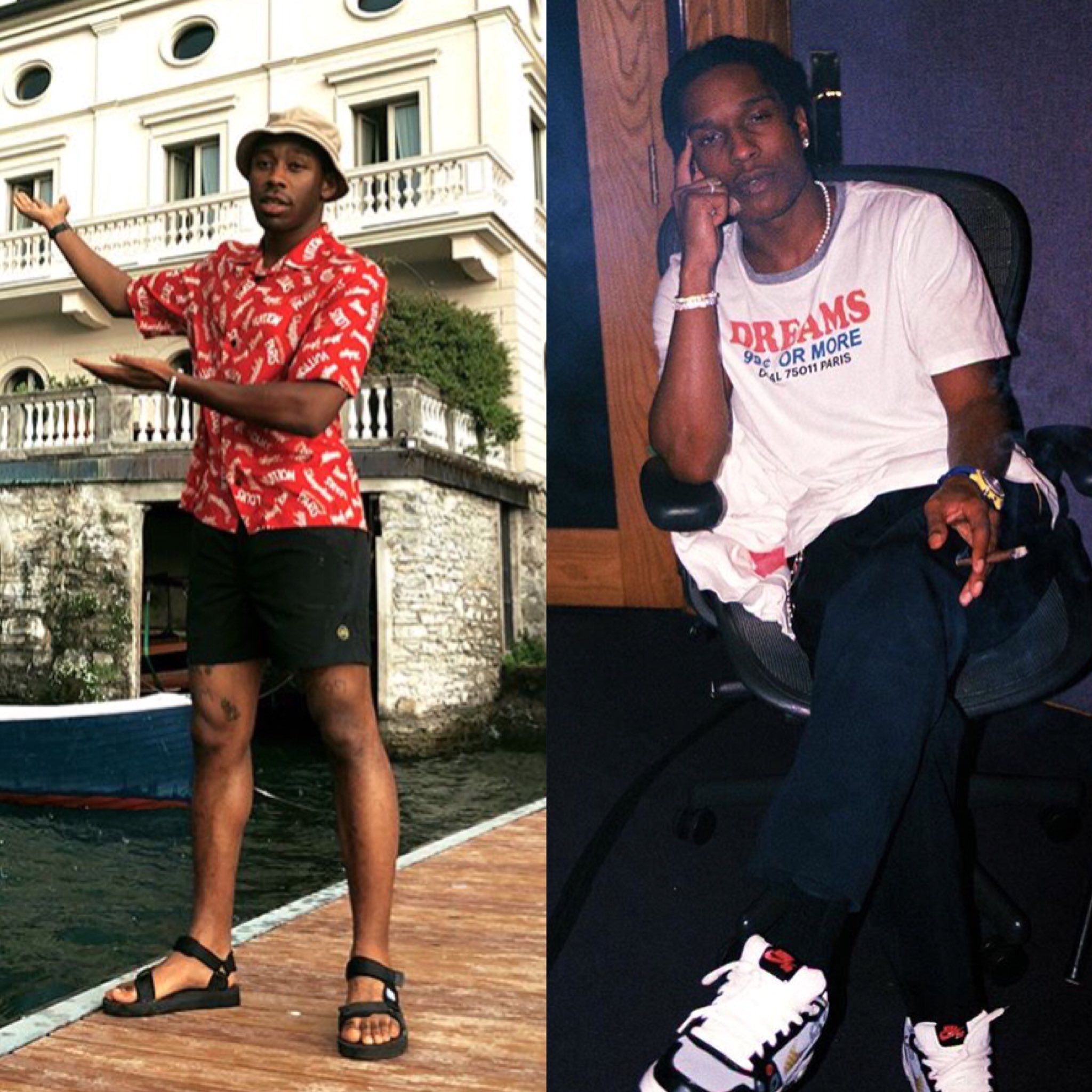 Asap rocky visvim sandals best sale