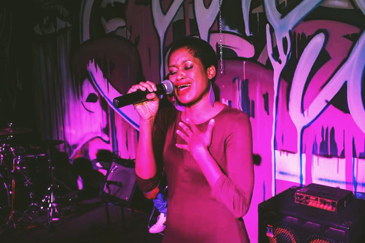 SoulTiszah's tweet photo. Had an amazing time singing acoustic versions of my songs #livemusic #Afrosoul #Nduwe #SoulMusic with @ArielZambia grateful and delighted๐ https://t.co/LoY9thmnS2