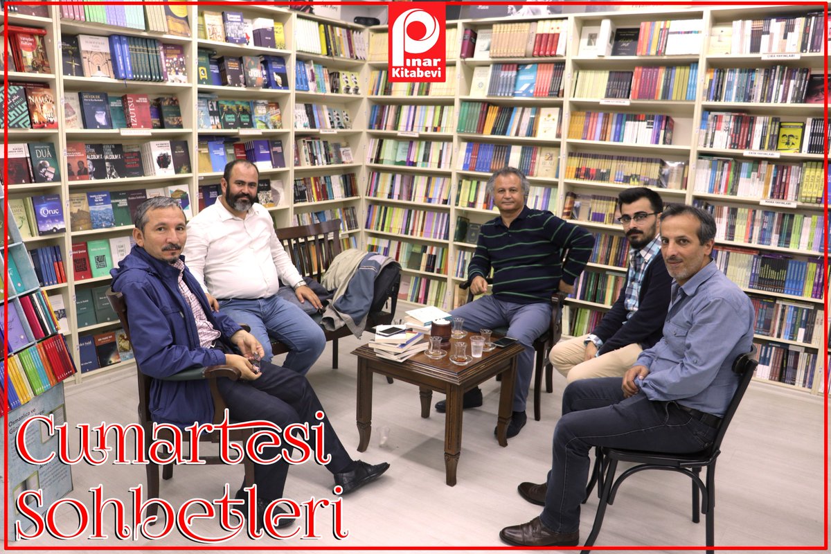 -Cumartesi Sohbetleri-
Bu haftaki misafirlerimiz, "İslamcılık ve Demokrasi" kitabı yazarı <a href="/ahmetayhankoyu1/">ahmet ayhan koyuncu</a> ve "Aile Sosyolojisi" yazarı ve "Şüpheye Övgü" kitabı çevirmenlerinden Kadir Canatan hocalarımızdı. 
#ahmetayhankoyuncu #kadircanatan #cumartesisohbetleri #pınarkitabevi