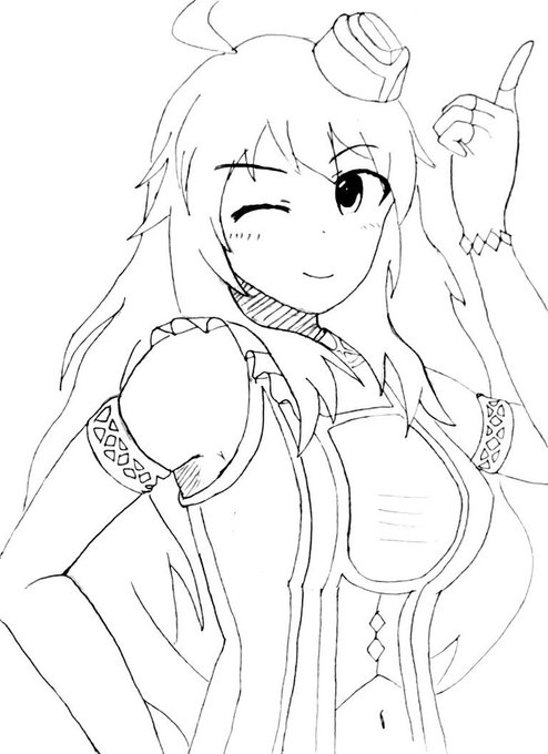 今日は一日用事があったので、寝る前にかるーく立ち絵で済ませようかと思ったミルキーウェイ美希
…と思ったけど、そもそもド素人は絵を描く事自体軽い事でもなんでもなく、結局こんな絵一つにも1時間コースでぐったりでございます 