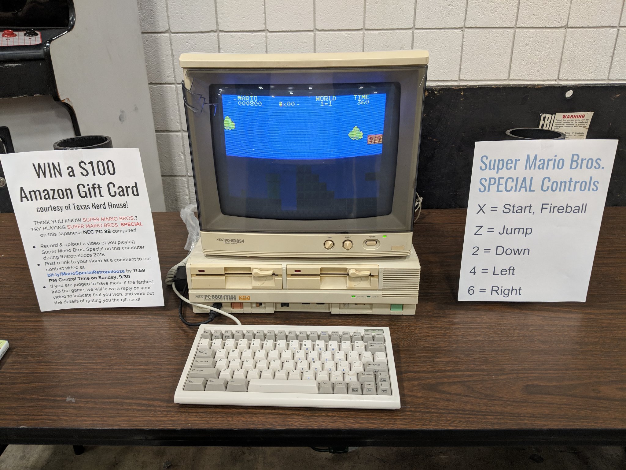 تويتر Texas Nerd House على تويتر Play Super Mario Bros Special On Our Japanese Nec Pc Hard As Nails It S In The Free Play Console Area At Retropalooza Arlington Today Or