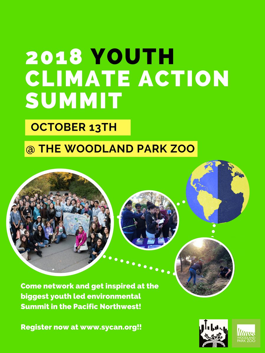 SeattleYouthCAN's tweet photo. Join us for the 2018 Youth Climate Action Summit! SYCAN welcomes you to come learn, network, get inspired, and take action against climate change. Info and registration for the event can be found at https://t.co/OzkFao1nAe. 🌎#climatechange https://t.co/DKPMlNoXdJ