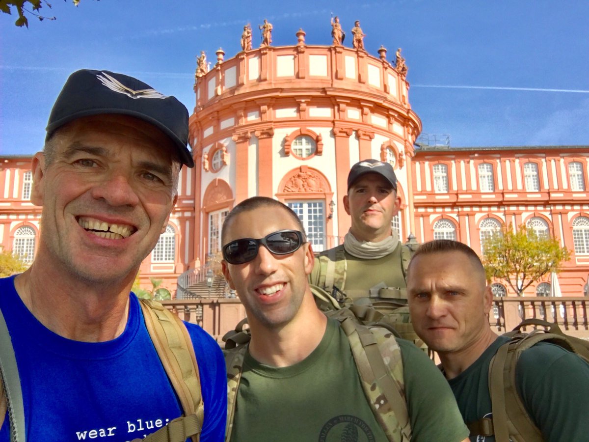 JLGronski's tweet image. . @PANationalGuard 28 Mile March for the Fallen Heavy Division shadow event complete at #USAREUR HQ in Wiesbaden, Germany. Proverbs 27:17! #HonortheFallen @alphaarchitect @USArmyEurope