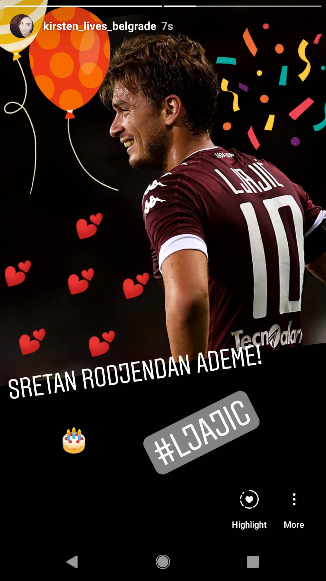 And now, a very happy birthday to the one, the only, Adem Ljajic   