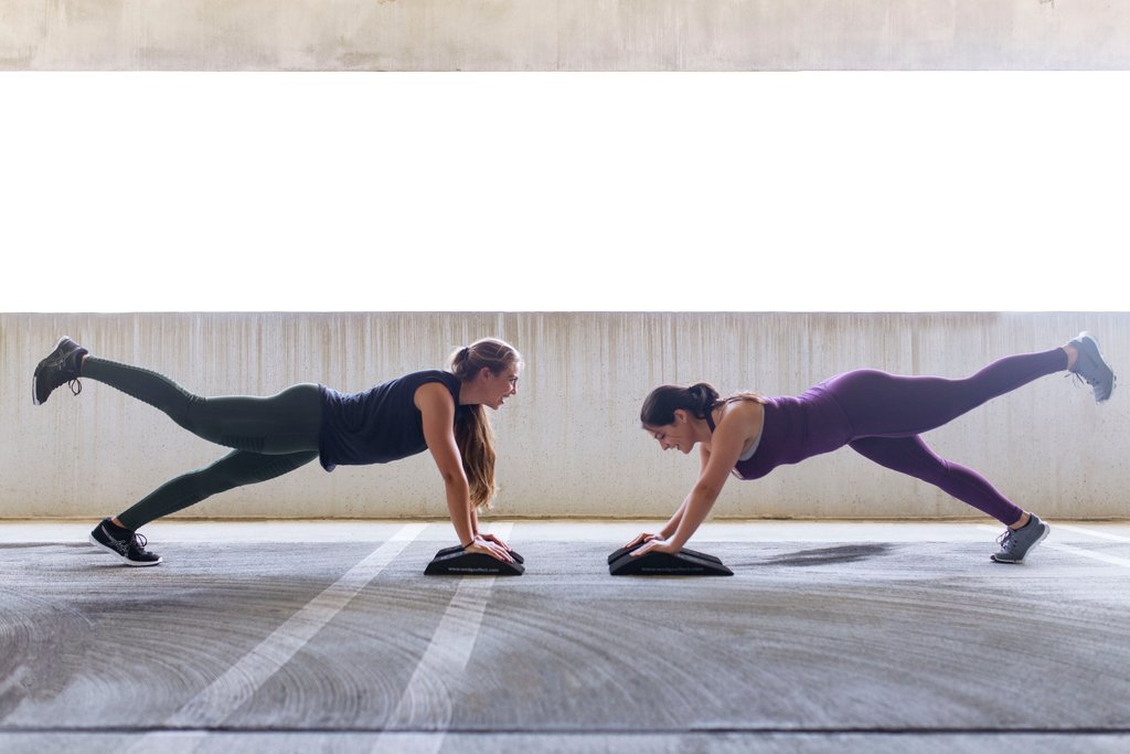 Having trouble sticking to your #FitGoals? Buddy up with that friend you know also needs some accountability. Even better, get yourselves a set of Wedges to workout together anytime, anywhere ❤️