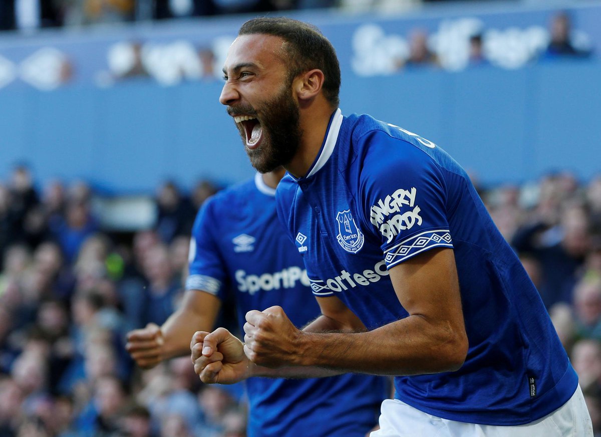 📸 That first #PL goal of the season feeling for @CenkTosun_ 🙌
#EVEFUL