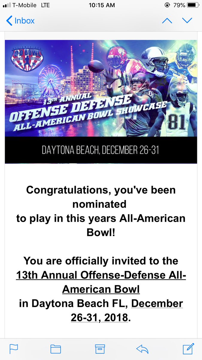 MalikOwens4's tweet photo. Extremely blessed to receive an invitation to the Offense-Defense All American Bowl Game❗️ @ODFBall @CSmithScout @BigO_723 @coreyralexander https://t.co/QHOhxsjs9B