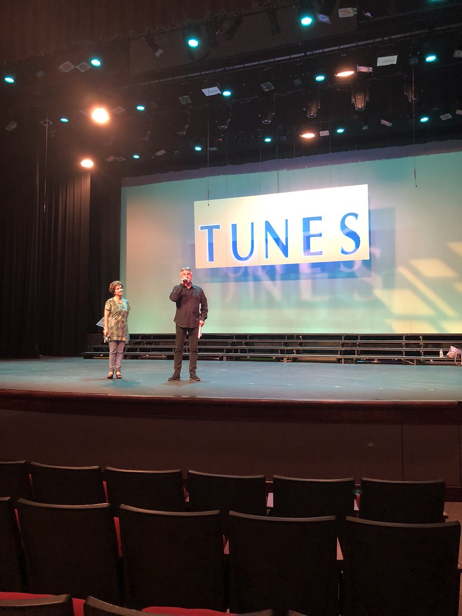OSF_Official's tweet photo. What’s your favorite part of Tunes this year? We get emotional every time we see the Host and Hostess reunion! We are excited for the final two performances tonight! #40YearsofTunes #Tunes2018 https://t.co/Hm6NIo5iFr