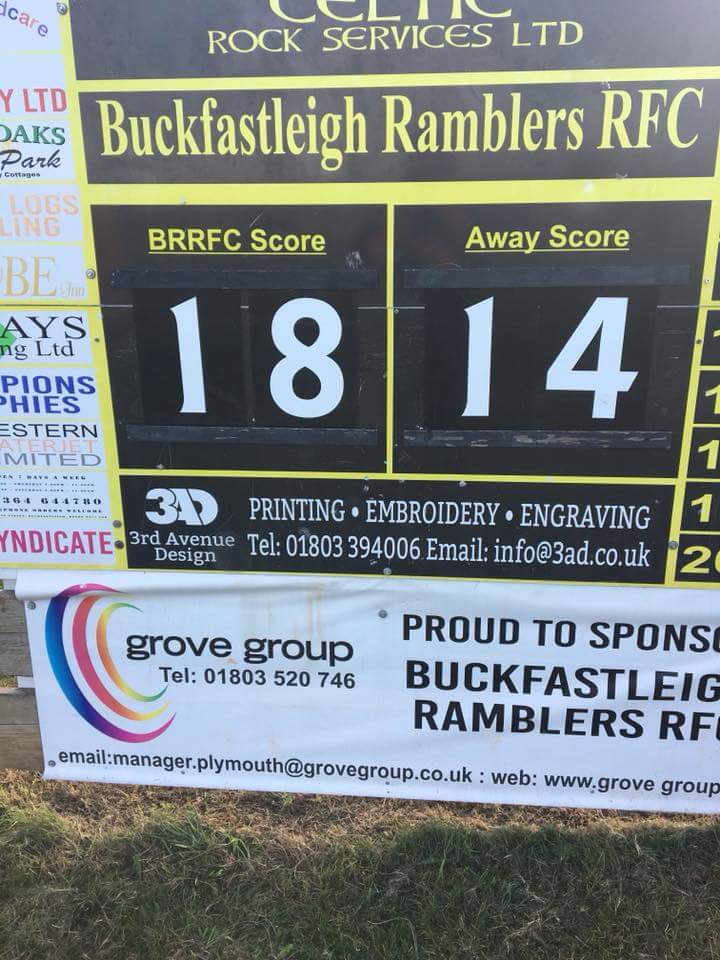 TeejacSports's tweet photo. Buckfastleigh Ramblers RFC beat Exeter Athletic 18-14 in their opening league game of the season https://t.co/0lSd5dEi59 https://t.co/1nWwUUsr6P