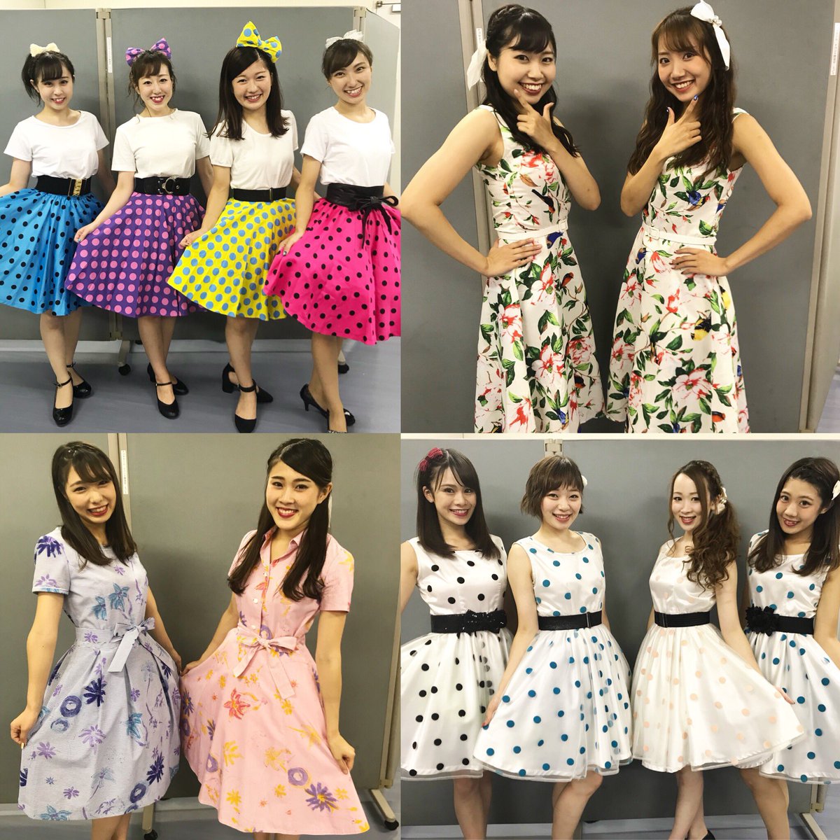 Cheer_Dragons_'s tweet photo. 今年はほんとーーーに天候にやられまくったシーズンで🤣💦今日も結局雨でステージは中止😱

悔しいので(笑)
オールディーズバンドさんとのコラボで準備してた衣装着ちゃいました😍こんな感じで着るつもりだったんですよぉ〜💓 https://t.co/JKeW8X2llb