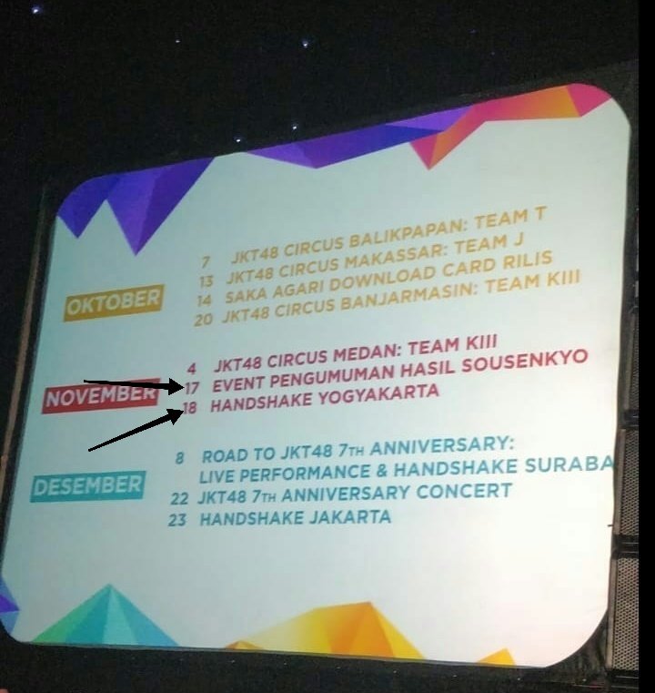 roihan98's tweet photo. Save the date bro.......liyane "Pikir keri"......@officialJKT48 @JKT48JOGJAFC

#JKT48 #TeamJ #TeamKIII #TeamT #JKT48KachuushaUZAHS
#SSK2018 #ShaniJKT48 #INSHANITY #exploreyogyakarta #jogjaistimewa #jagabudaya #budayajawa #jagaindonesia https://t.co/Pipv1DiHfj