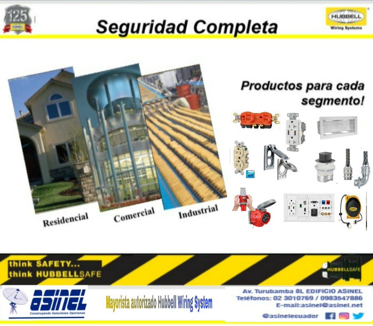 ASINELECUADOR's tweet photo. Soluciones integrales a tu alcance #hubbellwiringsystems #asinelecuador #electrico
Para más información o pedidos: asinel@asinel.net📱0999908875/ 📞 023010769 https://t.co/kObnLjw9lt