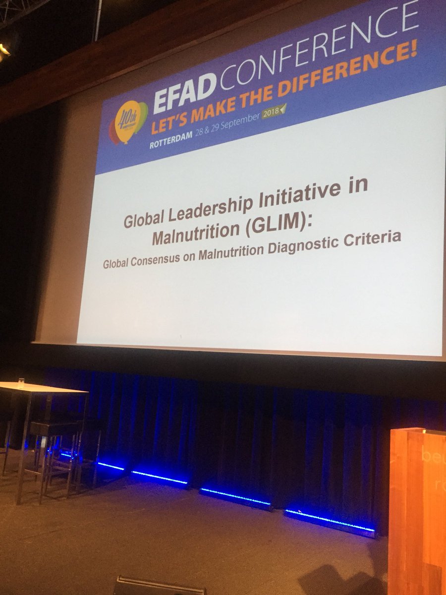 GinkelA's tweet photo. Global Leadership Initiative in Malnutrition #EFAD2018 thanks to @HarrietJager #espen2018 closing the conference after two fantastic days! https://t.co/gxBlEwZb7O