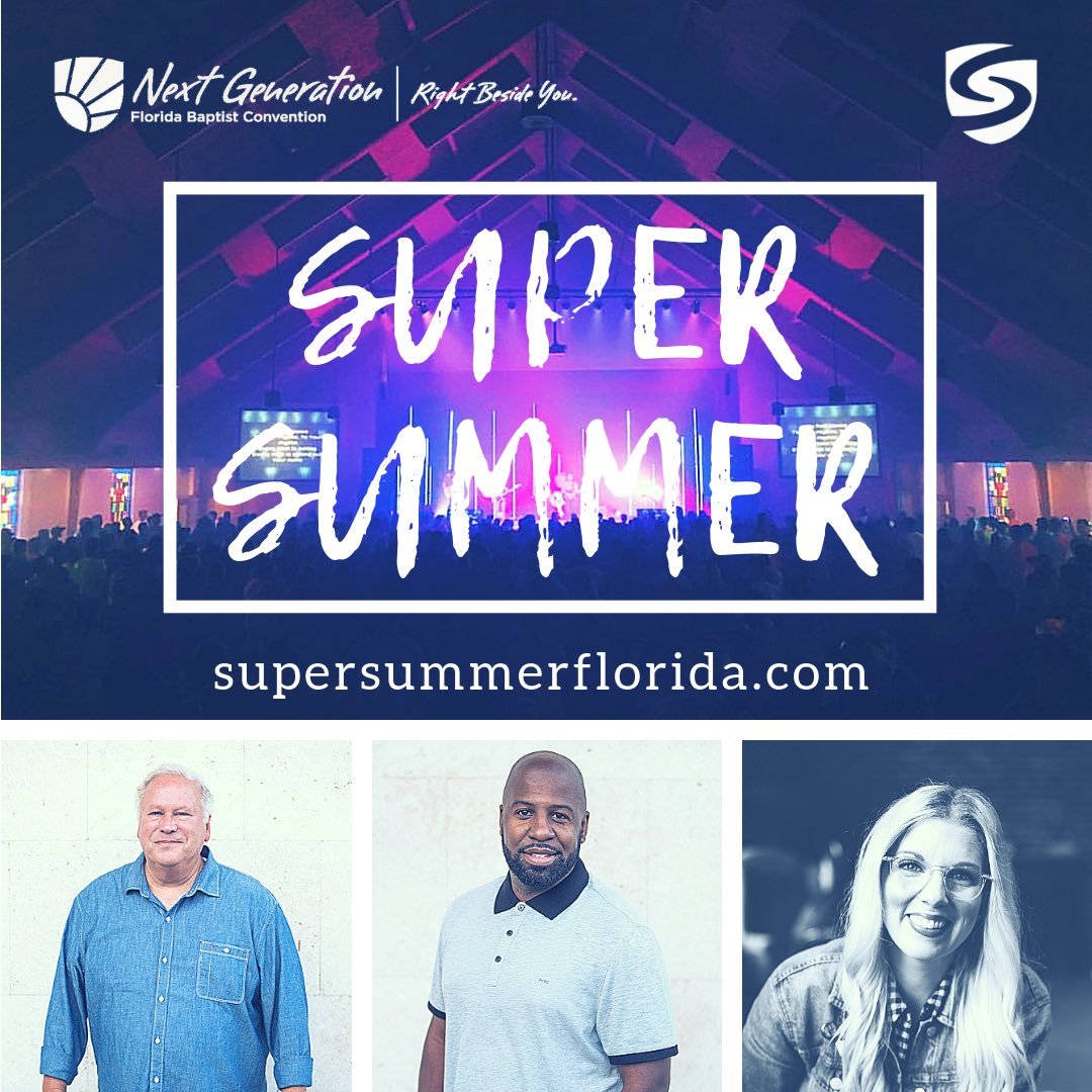 SuperSummerFL's tweet photo. Lineup is all set! @Jstrack007 - @iamjeffwallace - Bethany Barr Phillips - July 8-12 is going to be a great week! Head to link in bio to find out more! https://t.co/esbtp5DDsG
