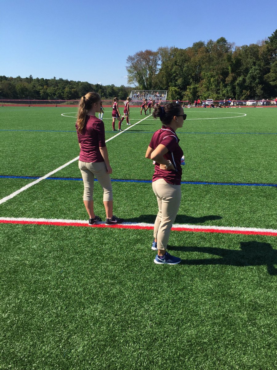 m_prep's tweet photo. Coach Perreault and Coach McLane look on during the 1st half for #GVFH #KnightNation https://t.co/grrdRDEY7c