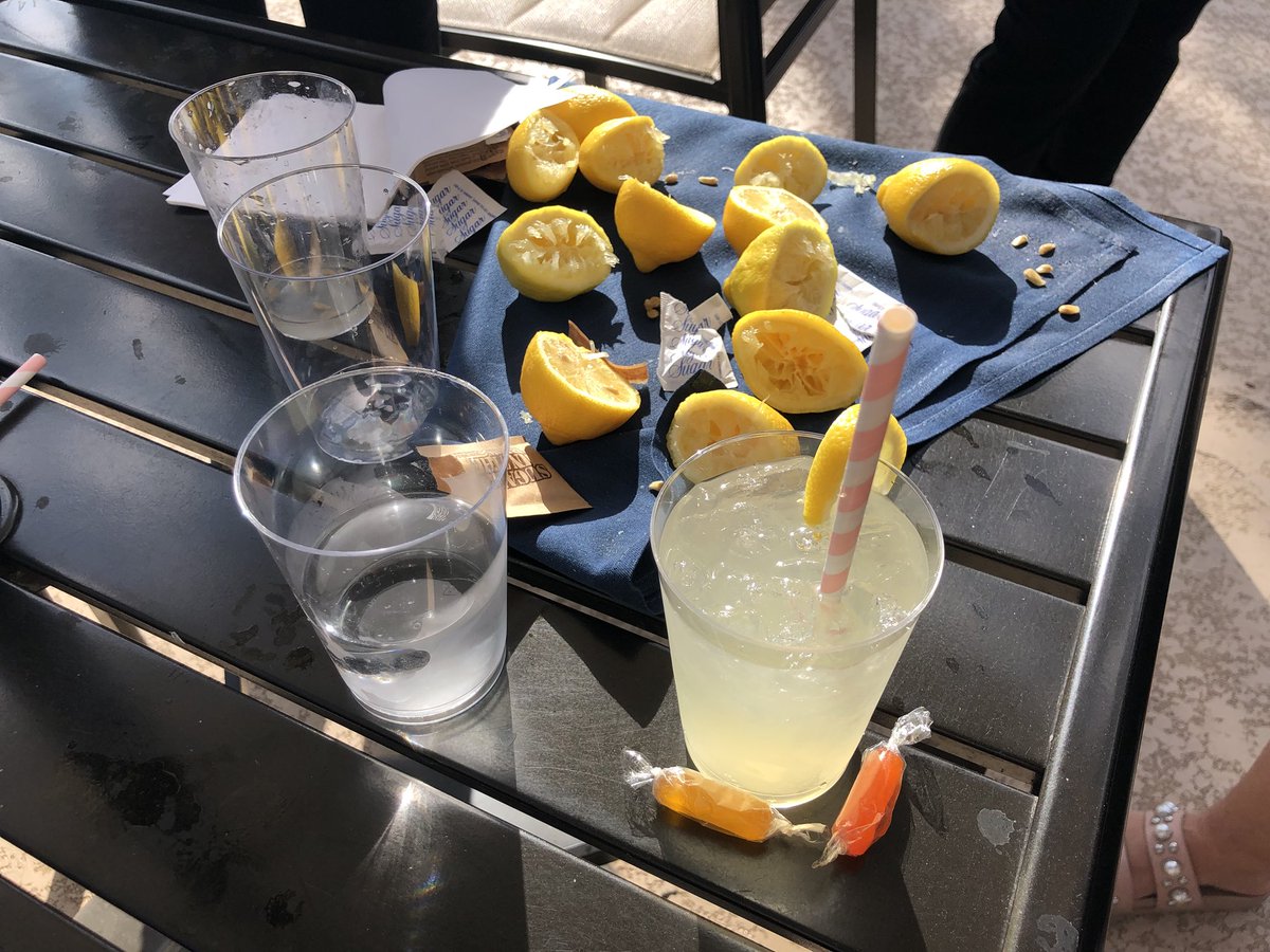 nodooley's tweet photo. When life gives you lemons...make lemonade. 🍋 @lisa_simm @MCSDAngeanette @djsharrington @DanicaLKelly #NCCEChat #IamNCCE https://t.co/BkKqPQttJq