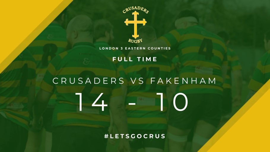 Crusaders_RFC's tweet photo. FULL TIME | Thank you @FakenhamRFC for a great game. #LetsGoCrus https://t.co/iEbgRFG7vo