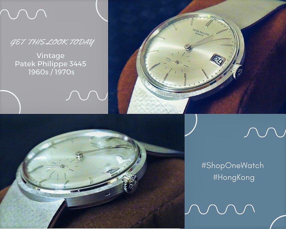 ShopOneWatchHK's tweet photo. Vintage Patek Philippe 3445 ~ 😍🤗@ Shop One Watch Hong Kong 

#PatekPhilippe3445 #VintagePatekPhilippe #ShopOneWatch #HongKong https://t.co/G6VYtCpaSx