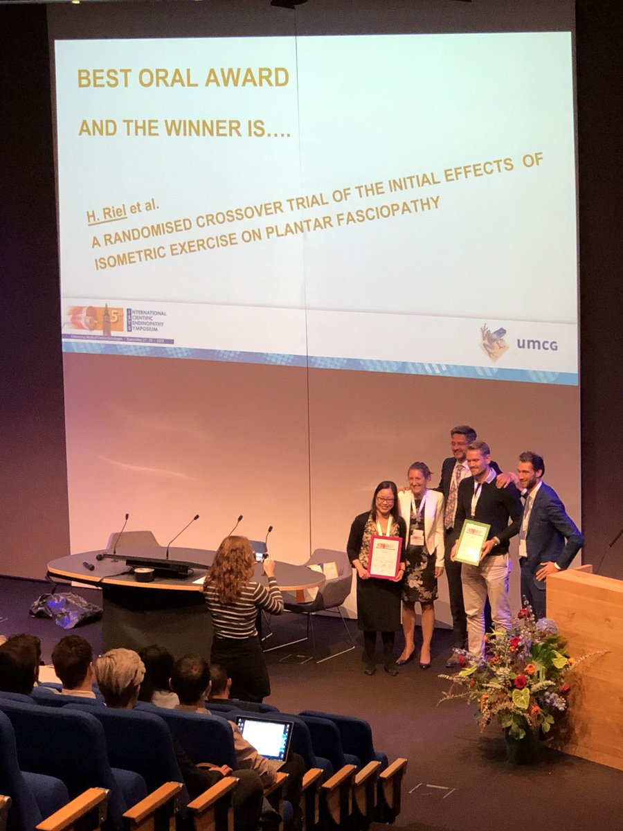 Henrik_Riel's tweet photo. Leaving beautiful Groningen and the #ists2018 with great experiences, new knowledge, and I got to talk to lots of fellow tendinoholics who I'll definitely be in touch with in the future. A big thank you to the committee for awarding me the Best Oral award. Thrilled and proud.🙏🏻 https://t.co/Bzh2jGBJy0