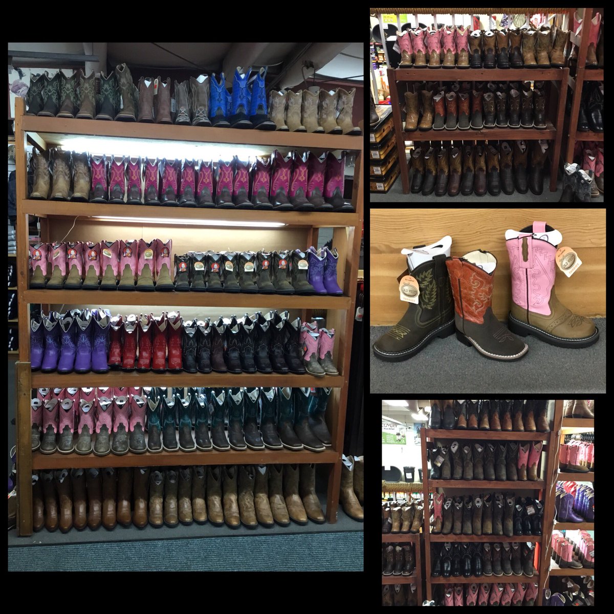KIDS BOOTS, KIDS BOOTS AND MORE KINDS BOOTS!
You name it; we’ve got it! 
Come in and check out our huge selection