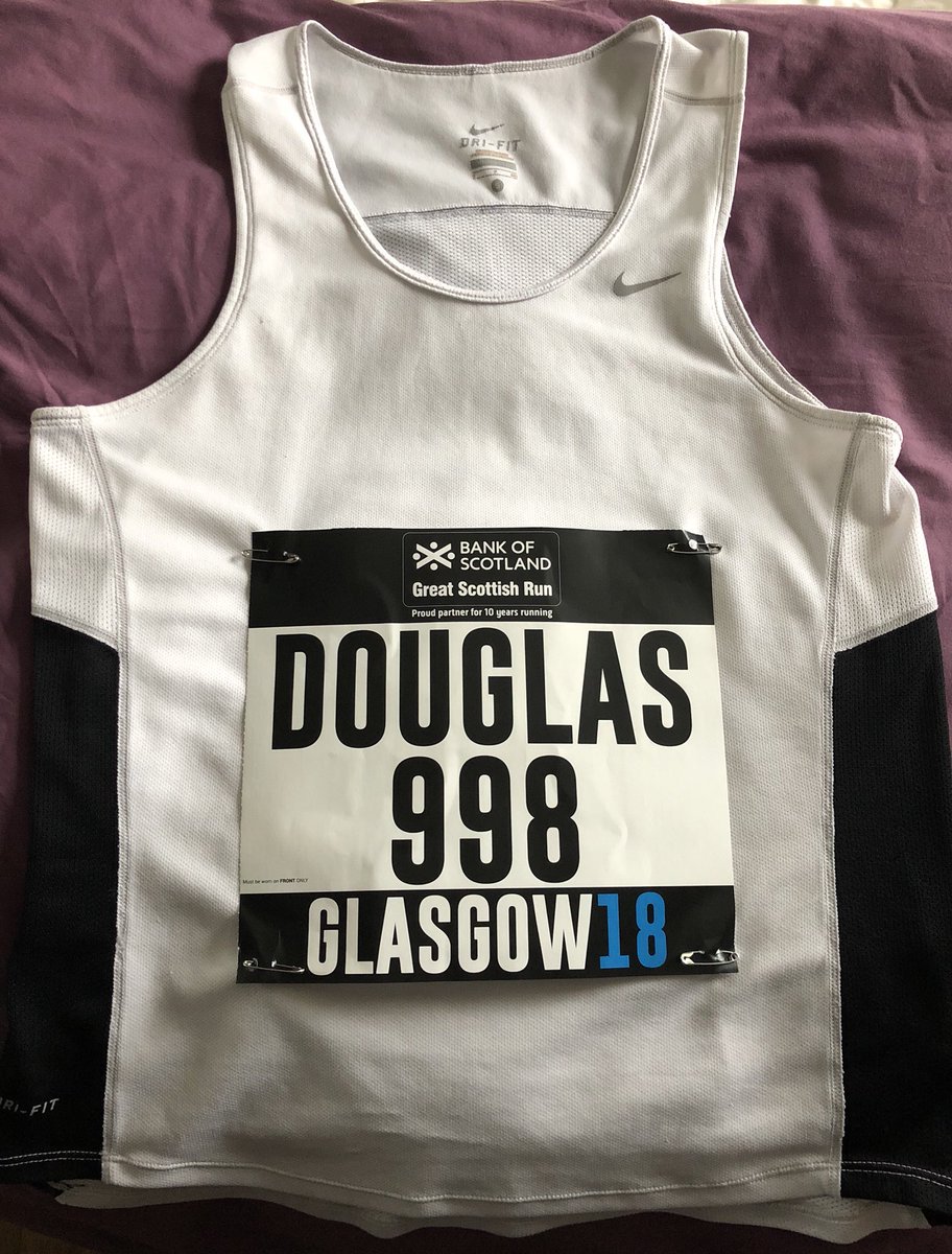douggie_ward's tweet photo. My #SundayName for a #SundayRun Good luck to all those running at tomorrowโs @AskBankOfScot @GreatScotRun in #Glasgow https://t.co/gqTT80Uz0Z