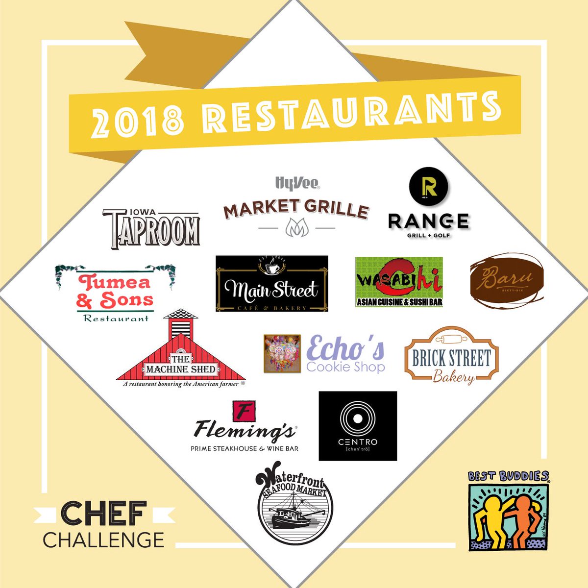 bestbuddiesia's tweet photo. Don't miss the 2018 Chef Challenge this Thursday, October 4th! Come celebrate with us! RSVP https://t.co/tymotzkNoX 

#RecipeForFriendship @bestbuddiesia @DowlingBest @JHSBestBuddies_ @uni_bestbuddies #inclusion #friendships https://t.co/wDjlXou0ID