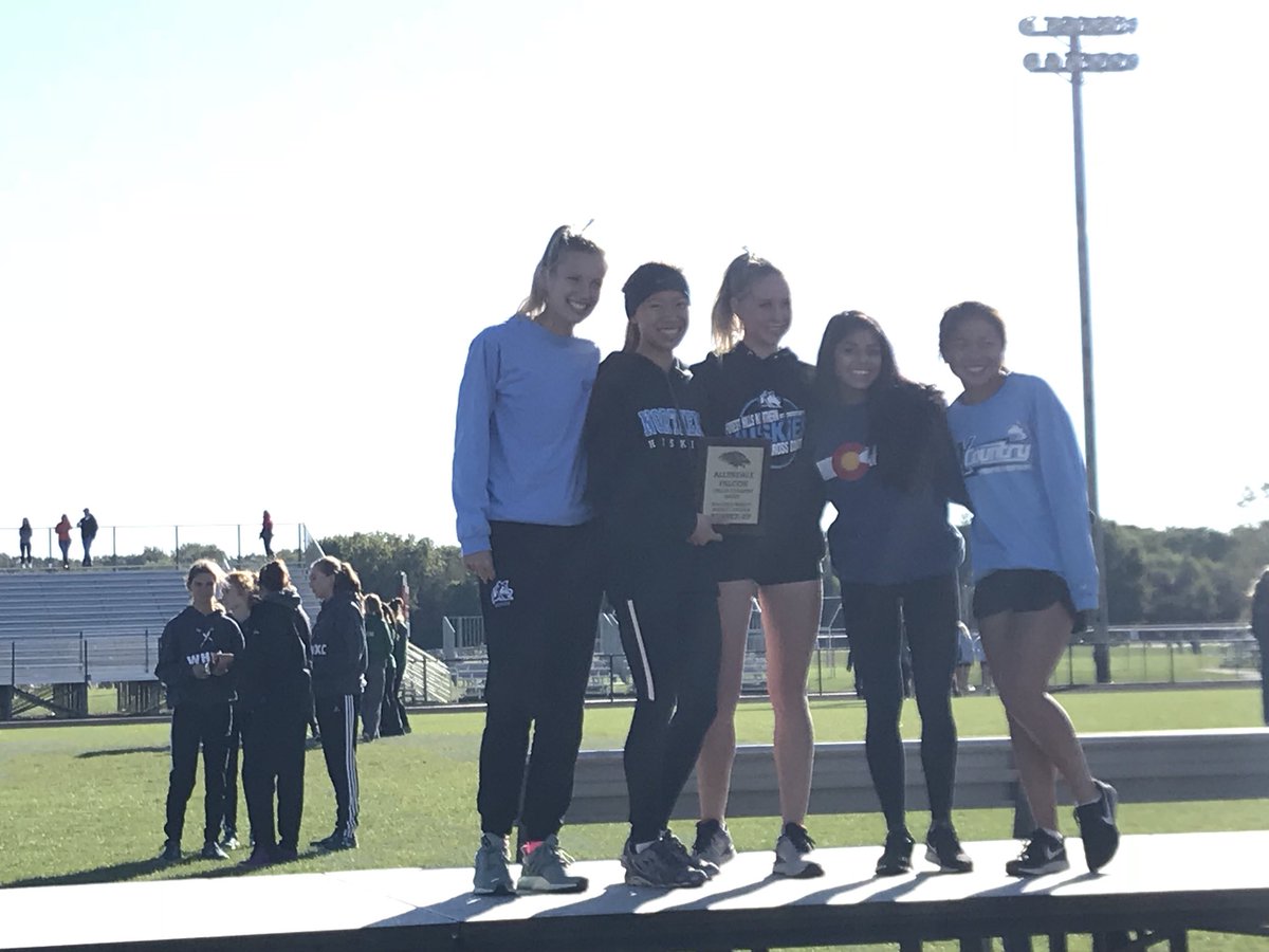 Nice day for the Husky Harriers in Allendale. #HuskyPride