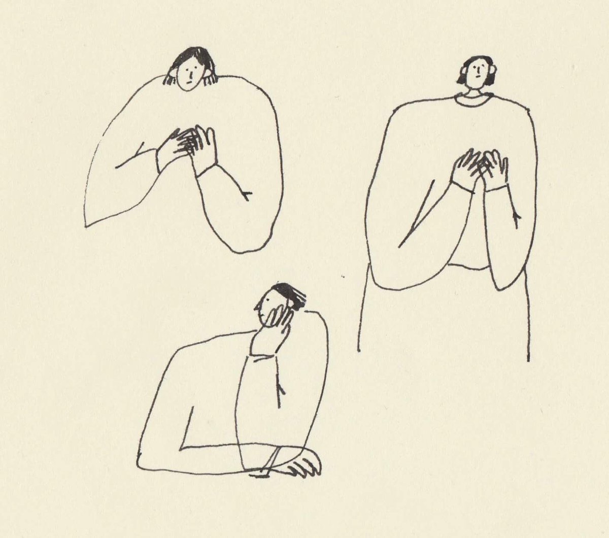 sally_mullaney's tweet photo. Big hands little heads #doodle #illustration #draw #sketch #sketchbook #hands #peaheads https://t.co/Kq7sBO5sjz