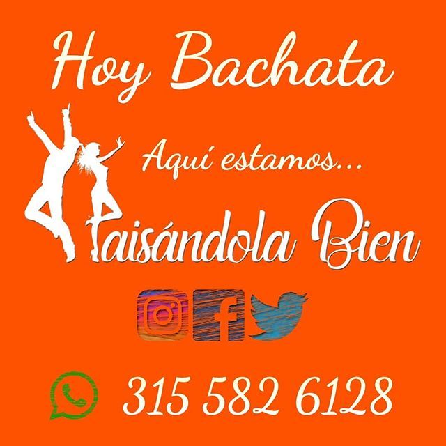 paisandolabien's tweet photo. Muy buenos dias a todos los BAILADORES... Hoy es día de BACHATA en Laureles a las 2:30 PM
Información al WhatsApp
#DominicanTouch #Bachata #BachataDance #BachataDanceWorld #Bachateame #Bachatu
#Medellin #Antioquia #Envigado #Poblado https://t.co/fB6gTo3fKN