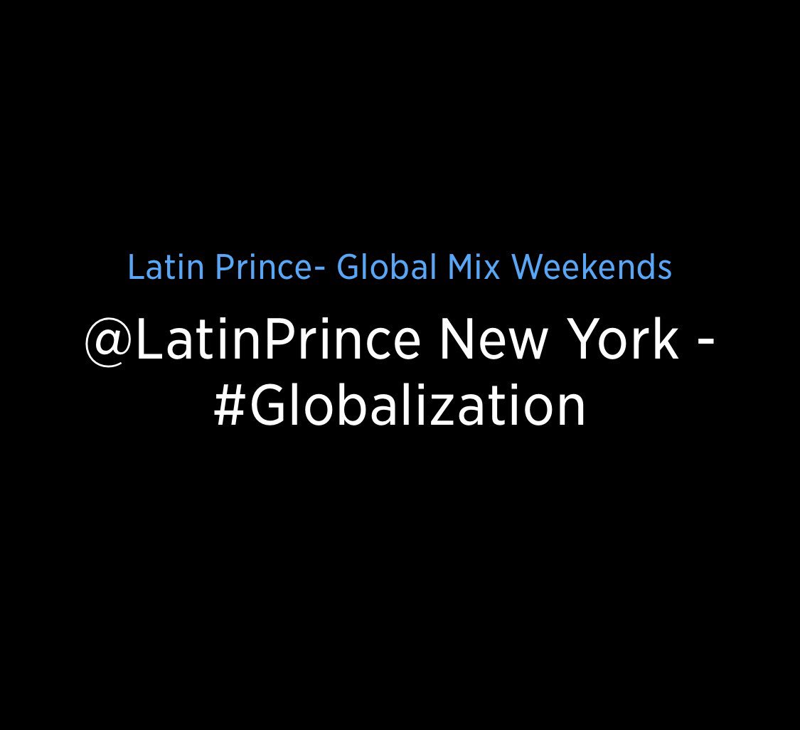 latinprince's tweet photo. Who rocking with me this noon/morning on the airwaves #Globalization #Ch13 @SIRIUSXM https://t.co/mHr5tvXe08