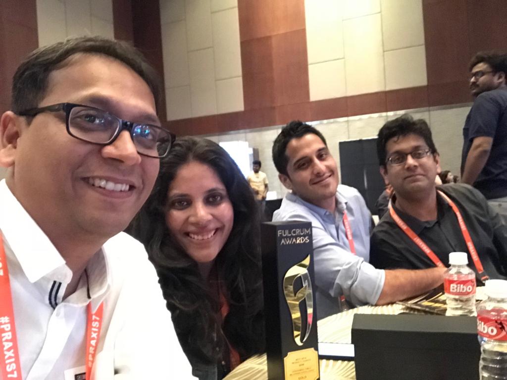 IdeoInsider's tweet photo. The Top Guns are all smiles, and we all know why! @FulcrumAwards #Gold https://t.co/0JDRsZs0dQ