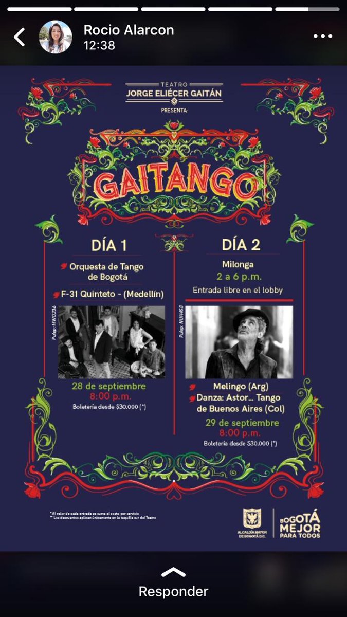 valentinacocci4's tweet photo. Hoy se baila! Astor Tango de Buenos Aires en el festival #Gaitango del @TeatroJEG !! Los esperamos! https://t.co/Muy1MBEkam