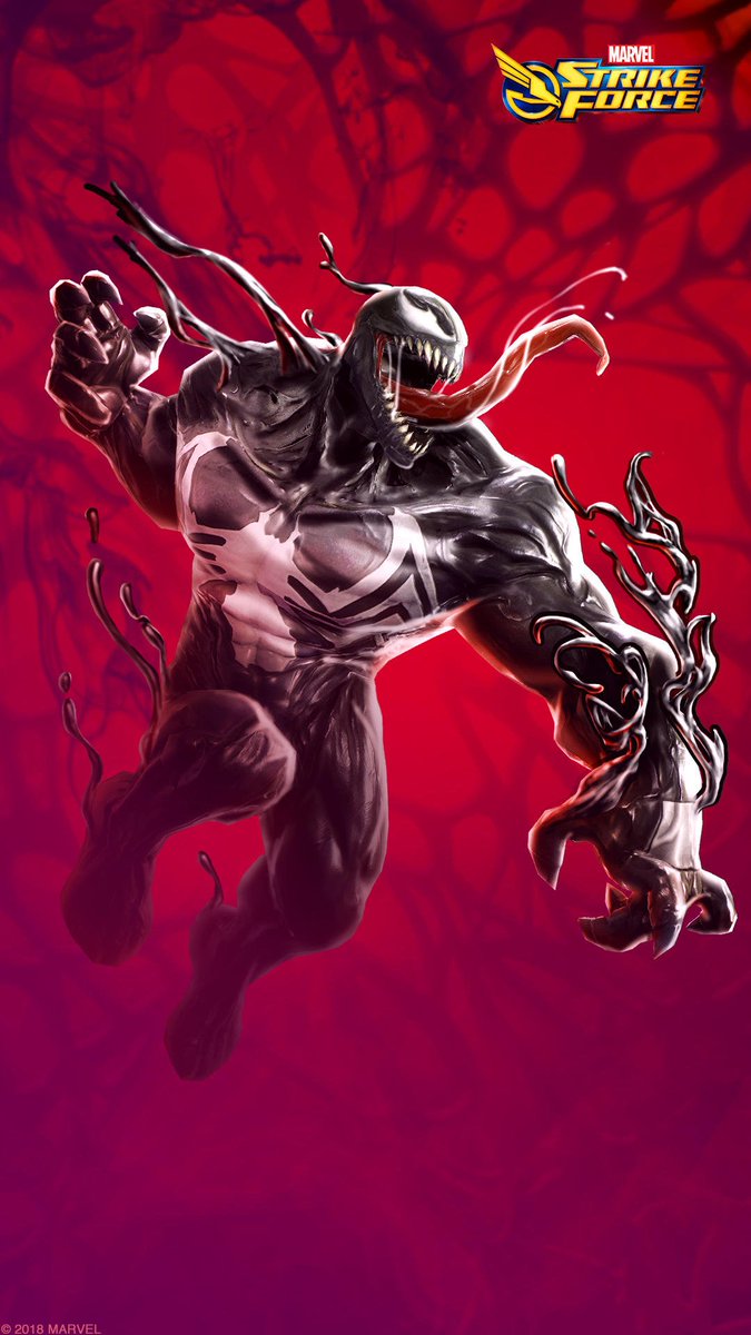 Happy New Marvel Strike Force Venom Wallpaper