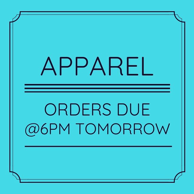 LUDanceTeam's tweet photo. Apparel orders are due by 6pm TOMORROW https://t.co/WHeEIx1Jxe
