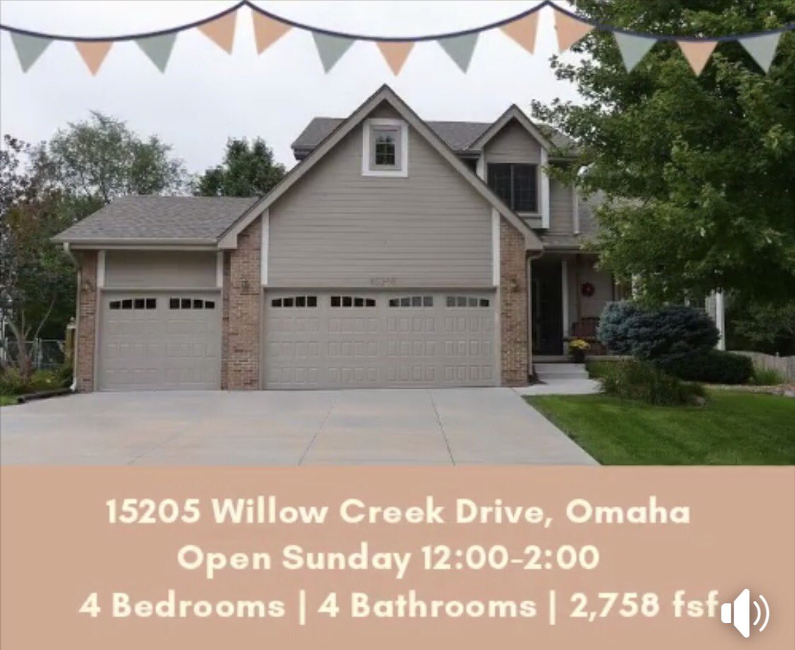 smazner's tweet photo. OPEN HOUSE! 
This Sunday, 9/30, 12-2
This home has been extremely well cared for, Millard School District, just feet from a park, and NO backyard neighbors! These are just a few of the amazing qualities this home holds! 
Come check it out or contact me for a showing! 402.802.4553 https://t.co/muuAQv70e1