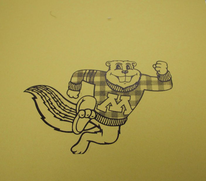 UofMDesign's tweet photo. #Design100 attendees #screenprint their own @GoldytheGopher T-shirts in one of our #screenprinting studios, https://t.co/cpjtdXVjLs