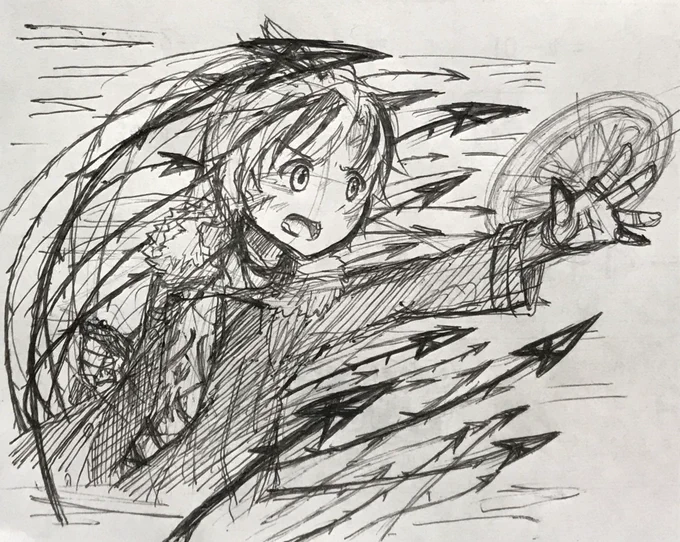 もう一丁!

こういう感じのラフ(落書き)は大量にあるので、描き次第ドンドン晒していく予定 