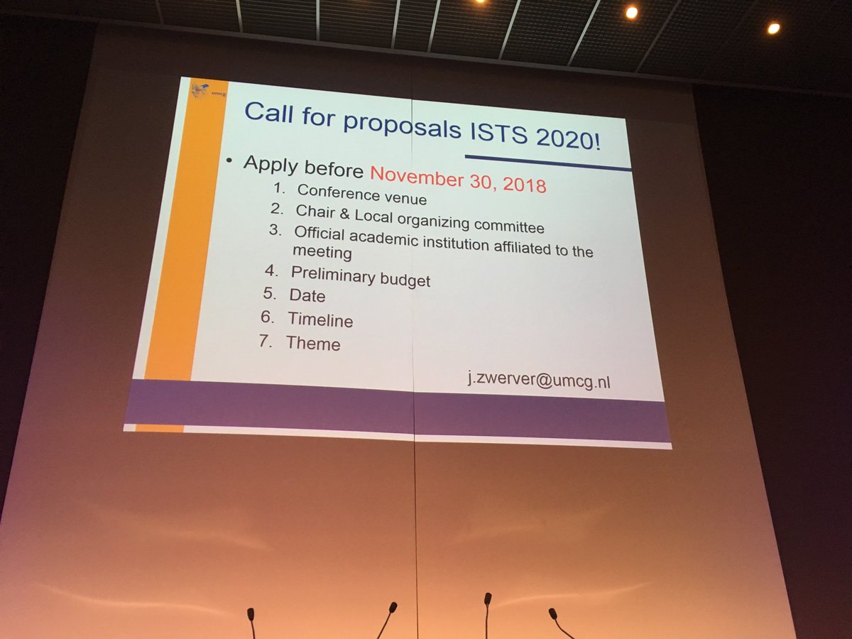 ISTS 2018 Groningen tweet media