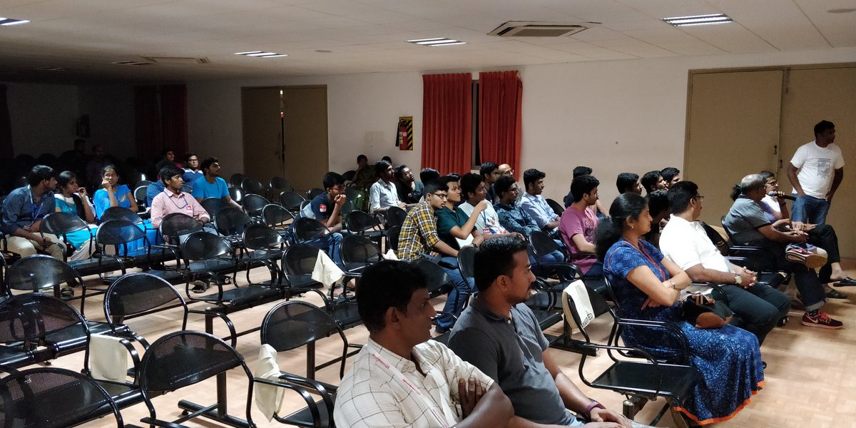 TiE_Coimbatore's tweet photo. Night life is fun and learning at #TiEhackathon2018 #Coimbatore thank you Jayanth from Facebook US to enlighten on Product development #Codekovai #code4Change https://t.co/QSjOHUrxdr