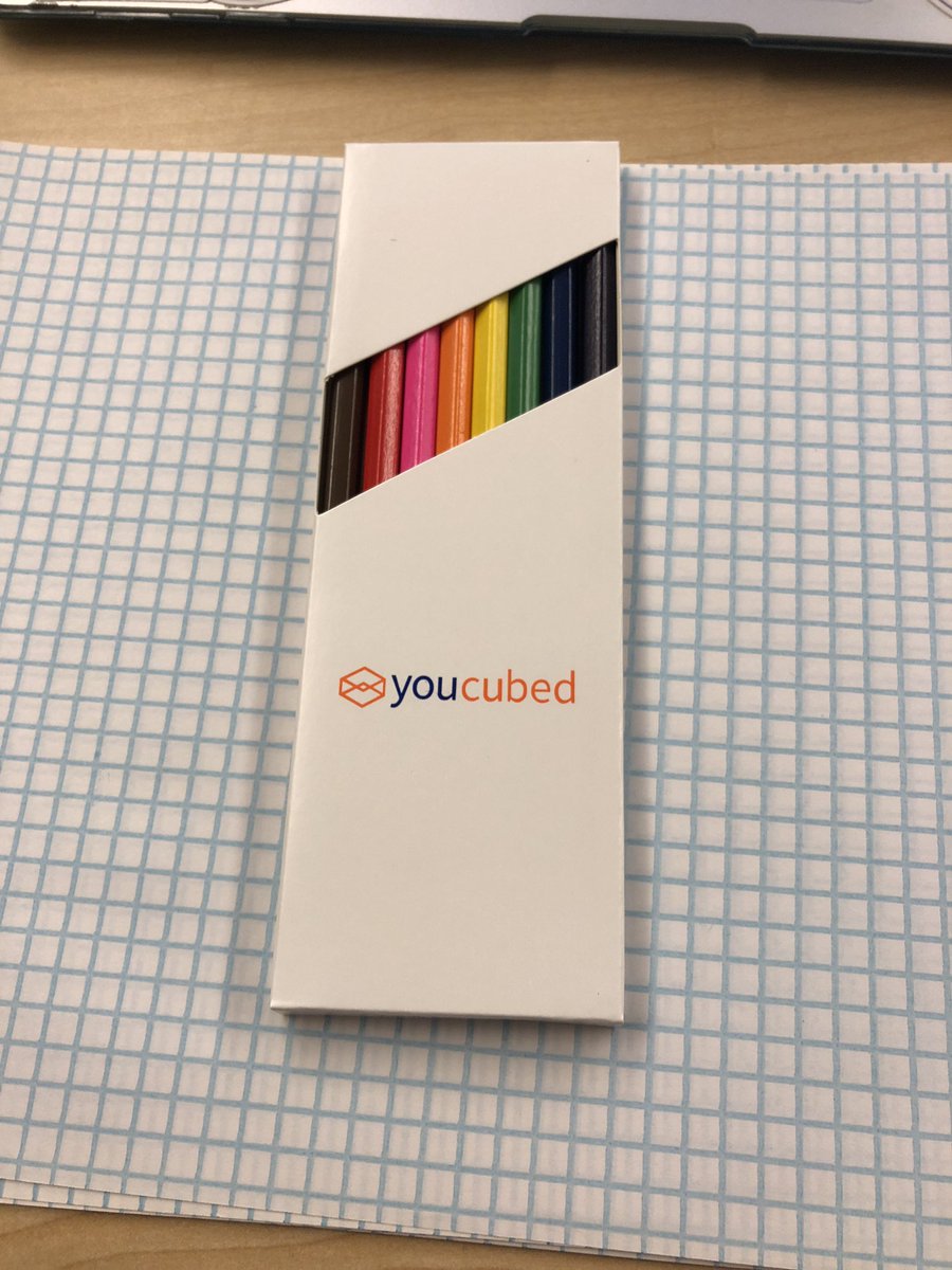 Cbustamante2222's tweet photo. We got @YouCubedOrg swag!!! Thanks @joboaler @chaoskeeper11 #googlekci https://t.co/3kB6XmLzy4