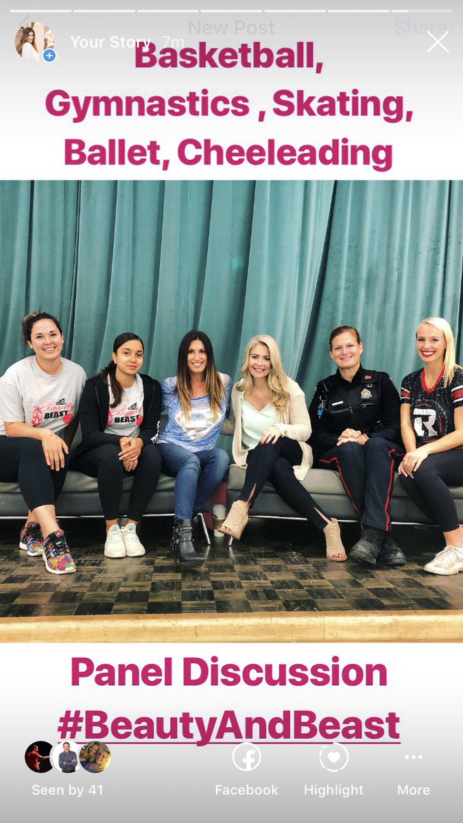 liannelaing's tweet photo. Just wrapped a fun panel discussion for #BeautAndBeast talking to young girls about sports, self esteem, goal setting and life :) https://t.co/cBEDa0tRLM